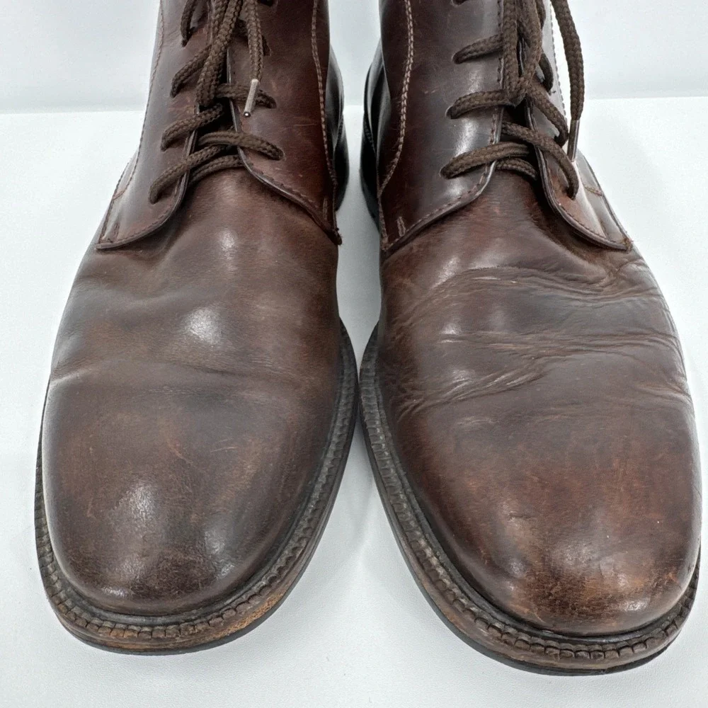 Cole Haan Mens‎ Chucka Leather Boots Size 11M Quality Leather Brazil